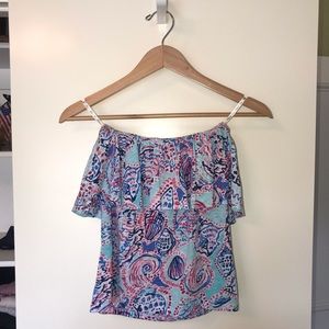 Lilly Pulitzer Wiley “Shell Me About It” Tube Top